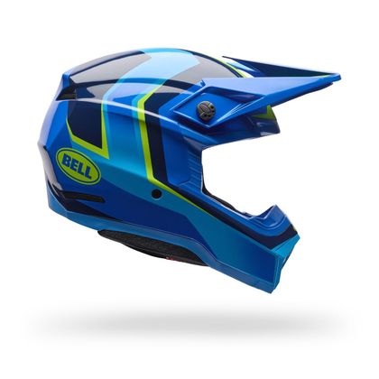 Kask cross Bell MOTO-10 MIPS PULSE 2027 - Niebieski