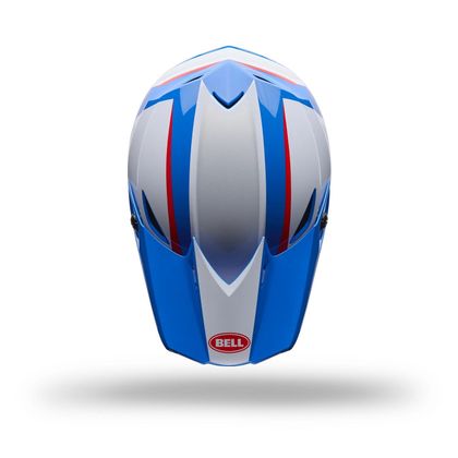 Bell MX-10 MIPS - SPIRAL KIND Crosshelm - Grijs / Blauw