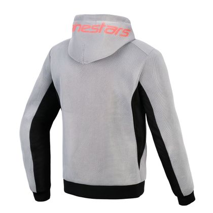 Alpinestars CHROME SUPERAIRFLOW HOODIE Motorcykel sweatshirt - Sort. / Rød