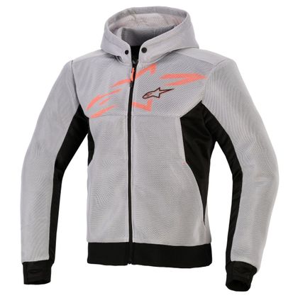 Alpinestars CHROME SUPERAIRFLOW HOODIE Motorcykel sweatshirt - Sort. / Rød Ref : AP4149
