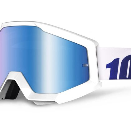 Gafas de motocross 100% STRATA - ICE AGE IRIDIUM LENS  2018