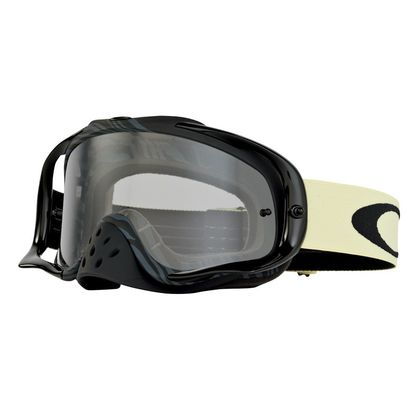 Gafas de motocross Oakley CROWBAR MX - ANIMALISTIC BLACK/WHITE - CLEAR  Ref : OK0425 / 59-403 
