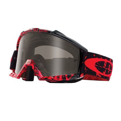 Maschera da cross Oakley PROVEN MX - TAGLINE RED/BLACK - GREY&CLEAR 