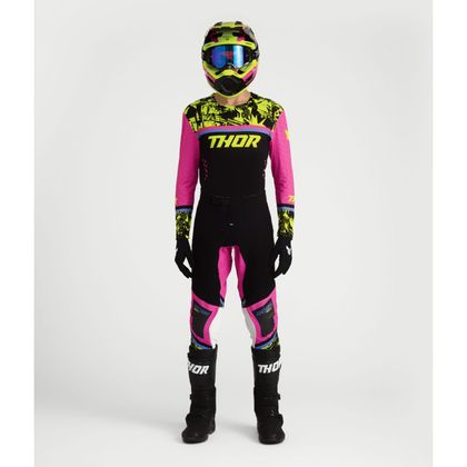 Calças de cross Thor SPORTMODE PUNK'D 2027 - Preto / Rosa
