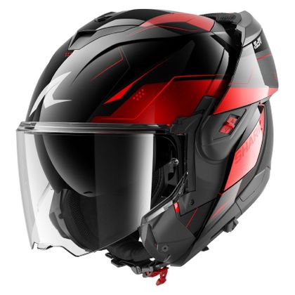 Shark OXO MEKARIUM Modulair helm - Zwart / Grijs Ref: SH1883