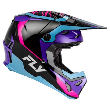 Casque cross Fly FORMULA CP - CHARGE 2027 - Noir / Violet