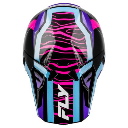 Casque cross Fly FORMULA CP - CHARGE 2027 - Noir / Violet