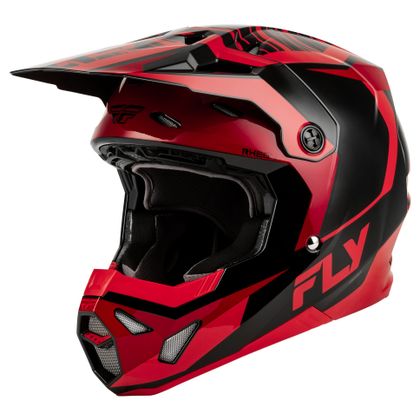 Fly FORMULA CP - LADUNG 2027 Cross-Helm - Schwarz / Rot Ref : FL1929