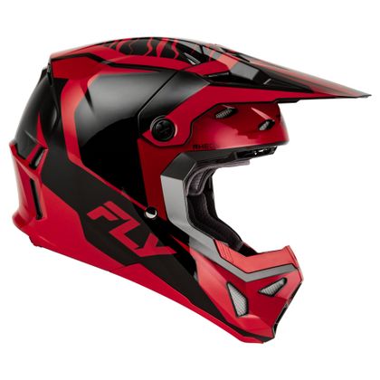 Fly FORMULA CP - LADUNG 2027 Cross-Helm - Schwarz / Rot