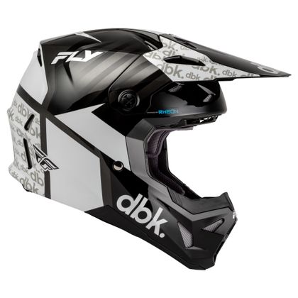 Fly FORMULA CP - DBK 2027 Cross-Helm - Schwarz / Weiß