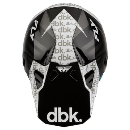 Fly FORMULA CP - DBK 2027 Cross-Helm - Schwarz / Weiß