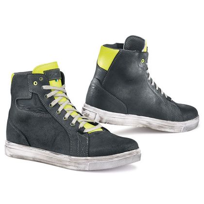 Chaussures TCX Boots STREET ACE NOIR/JAUNE FLUO