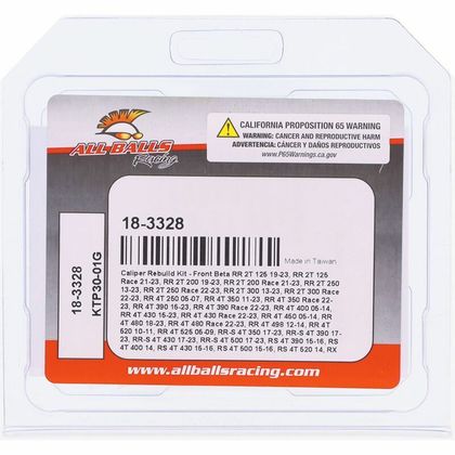 Kit réparation d'étrier de frein All Balls 1149112 Ref : ALL01582A / 1149112