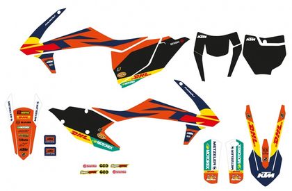 Kit déco Blackbird complet Replica KTM