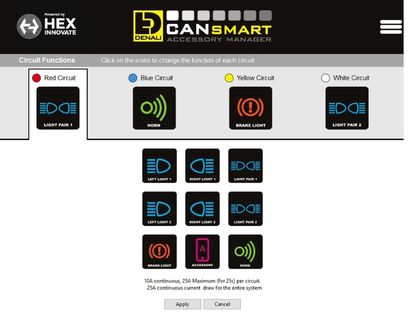 Faisceau Plug&Play Denali Contrôleur CANsmart GEN II