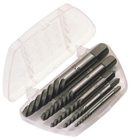 Draper Screw Extractor Set Carbon Steel 5 pcs Universal Box