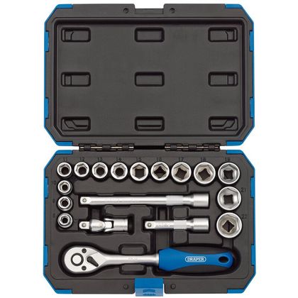 Coffret Draper 3/8" métrique pouce 18 pièces Universel Ref : DP00179A / 1125764