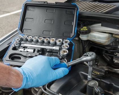 Coffret Draper 3/8" métrique pouce 18 pièces Universel