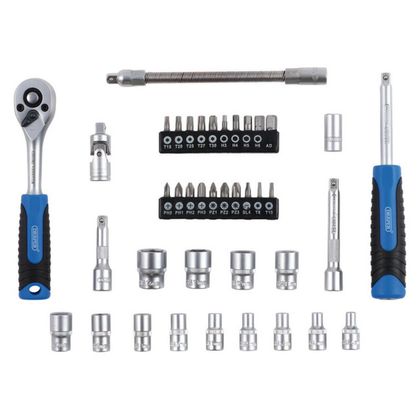 Coffret Draper Jeu embouts métriques HI - TORQ 1/4" 40 pièces Universel