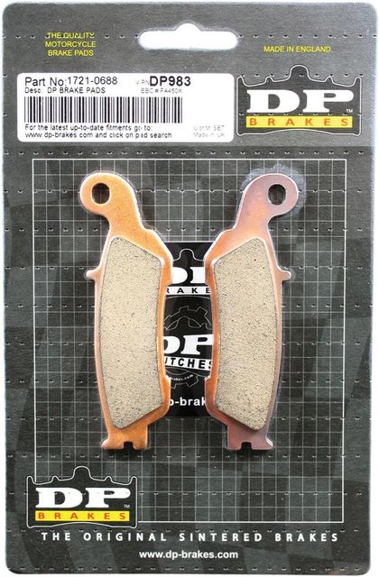 Plaquettes de freins DP Brakes Métal Fritté