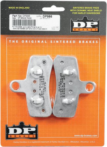 Plaquettes de freins DP Brakes Métal Fritté