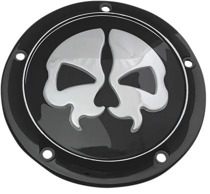 Drag Specialties Derby Split Skull Cap Clutch cover Ref : DRG00055A / 11070547