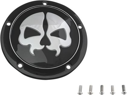 Drag Specialties Derby Split Skull Cap Clutch cover