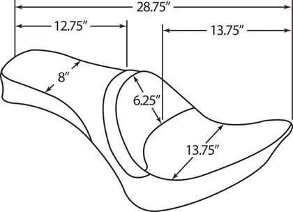 Selle confort Drag Specialties 08020729