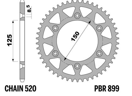 EK CHAIN PBR 520 SRX2 - 14/46 - 116 Standard steel sprocket Chain kit Ref : EKC04878A / 3070996