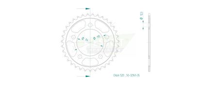 Esjot 35 tanden Tandwiel