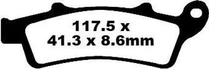 Plaquettes de freins EBC Métal Fritté