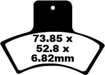 EBC Kohlenstoff Bremsbeläge