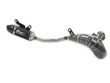 Fresco Factory - black aluminium silencer Full Line Ref : FRES00179A / 1147105001 BETA 300 RX 300 2T - 2024 - 2026