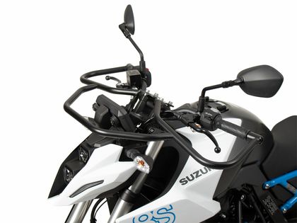 Protection guidon Hepco & Becker - noir Ref : HBE01072A / 5033551 00 01 SUZUKI 800 GSX-8S - 2023 - 2025