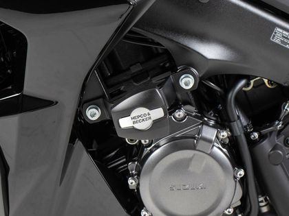 Hepco & Becker protection pad - black Crash bar Ref : HBE05194A / 5073547 00 01 SUZUKI 1000 GSX-S 1000 GT - 2022 - 2025
