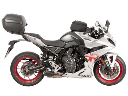 Support top case Hepco & Becker Alurack - noir Ref : HBE06291A / 6613554 01 01 SUZUKI 800 GSX-8R - 2024 - 2025