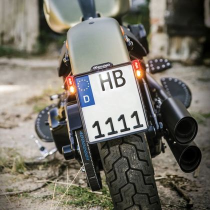 Heinz Bikes achter 3 in 1 Slip - Inn Plaathouder Universeel