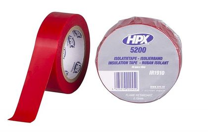 Scotch Hpx Ruban isolant rouge 19mm x 10m Universel