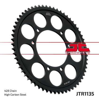 Kit chaine JT. 420HDS 13/62 standard - couronne