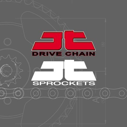 Kit chaine JT. 420HDR12 47 122 standard - couronne Ref : JTC01851A / 3070836 APRILIA 50 RS 50 REPLICA - 2004