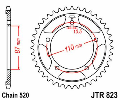 JT. Standard Steel - 520 47 teeth Sprocket