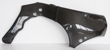 LighTech glanzend carbon Framebescherming