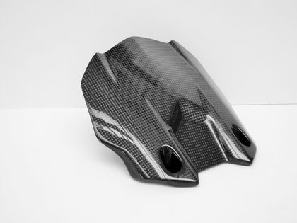 Bavette amortisseur LighTech Garde boue arrière carbone brillant