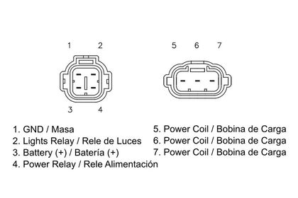 Motoplat Hoge Prestaties Spanningsregelaar