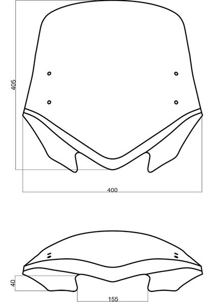 Bulle MRA V - Flow Naked Bikes VFSZ spoiler