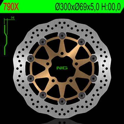 NG floating petal Wave brake disc