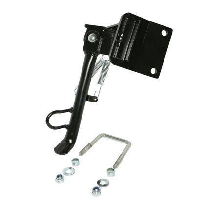 P2R SEITENSTÄNDER ADAPTABLE MBK 50 OVETTO 2T UND 4T 2008+-YAMAHA 50 NEOS 2T UND 4T 2008+ SCHWARZ -SELECTION P2R- Seitenständer
