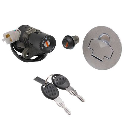 Neiman P2R CONTACTEUR A CLE 50 A BOITE ADAPTABLE APRILIA 50 RS 1999+2005 (AVEC SERRURE DE SELLE + BOUCHON ESSENCE) -P2R- Ref : P2R04029A / 15162
