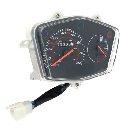 P2R ADAPTABLE SCOOTER METER PEUGEOT 50 KISBEE 2010+2017 2T-4T (CABLE MODEL) (OEM: 778974) -P2R Counter Ref : P2R04422A / 168677