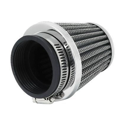 Filtre à air P2R TYPE KN CHROME FIXATION DROITE DIAM 48 mm CARBU PWK Universel